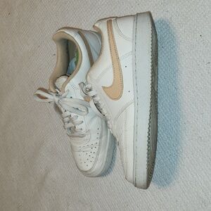 Nike Court Vision Next Nature low Sail white onix sneakers sz 8